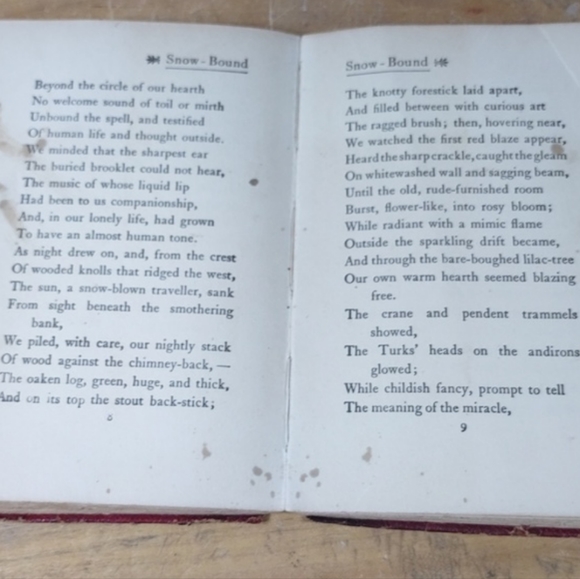 Snow Bound John Greenleaf Whittier Copyright 1907 by H.M. Caldwell Co. - Picture 9 of 14